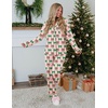 Ekouaer Womens Pajamas Set Button Up Pjs Sleepwear Lounge Sets(Pink Bow)