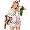 Christmas Garland Bow Print