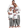 Ekouaer Family Christmas Pajamas Matching Sets Cute Long Sleeve Couple Pjs(Black-family Xmas)