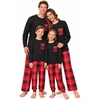 Christmas Buffalo Plaid Pattern - Red&black