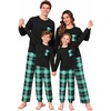 Christmas Tartan Plaid Pattern - Green&navy Blue