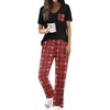 Red Plaid Bow Tie