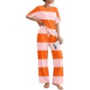 Orange Pink Stripes