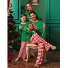 Ekouaer Family Christmas Pajamas Matching Sets Soft Pjs Sleepwear(Christmas Green)