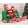 Ekouaer Family Christmas Pajamas Matching Sets Soft Pjs Sleepwear(Christmas Green)