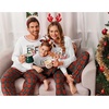 Ekouaer Family Christmas Pajamas Matching Sets Soft Pjs Sleepwear(White-red Plaid)