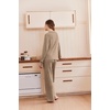 Ekouaer Lounge Sets for Women Soft 2 Piece Pajama Sets Long Sleeve Fall Outfits(Light Brown)