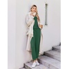 Ekouaer Pajamas for Women Set 2 Piece Long Sleeve Pjs Casual Lounge Sets(Dark Green)