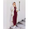 Ekouaer Pajamas for Women Set 2 Piece Long Sleeve Pjs Casual Lounge Sets(Jujube Red)