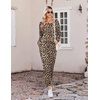 Ekouaer Pajamas for Women Set 2 Piece Long Sleeve Pjs Casual Lounge Sets(Leopard)