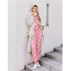 Ekouaer Pajamas for Women Set 2 Piece Long Sleeve Pjs Casual Lounge Sets(Pink Bow Knot)