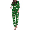 Christmas Green Santa Claus