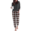 Grey White Plaid