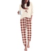 Wine White Plaid