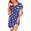 Navy Blue Dogs With Heart