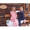 Ekouaer 2 Pack Womens Pajama Sets Long Sleeve Long Pants Pjs Loungewear(Christmas Pink/Christmas Navy)