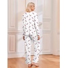 Ekouaer 2 Pack Womens Pajama Sets Long Sleeve Long Pants Pjs Loungewear(Christmas Wihte Candy/Red Striped)
