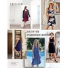 Ekouaer Womens Nightgowns Sleeveless Tank Sleep Shirts Pleated Nightshirt(Gray Star)