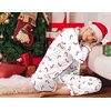 Ekouaer Christmas Pajamas Womens Long Sleeve Holiday Matching Pjs Set