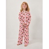 Ekouaer Family Christmas Pajamas Matching Pjs Sets for Women, Men and Kids(Pink Christmas Elf)