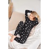 Ekouaer Womens Jogger Pajama Sets Long Sleeve Sleepwear Lounge Sets XS-XXL(Black Star)