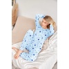 Ekouaer Womens Jogger Pajama Sets Long Sleeve Sleepwear Lounge Sets XS-XXL(Blue Planet Moon)