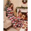 Ekouaer Womens Jogger Pajama Sets Long Sleeve Sleepwear Lounge Sets XS-XXL(Christmas Fair Isle Print)