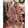 Ekouaer Womens Jogger Pajama Sets Long Sleeve Sleepwear Lounge Sets XS-XXL(Christmas Red Green Print)