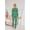 Ekouaer Womens Jogger Pajama Sets Long Sleeve Sleepwear Lounge Sets XS-XXL(Green Christmas Tree)
