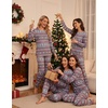 Ekouaer Womens Jogger Pajama Sets Long Sleeve Sleepwear Lounge Sets XS-XXL(Grey Christmas Print)