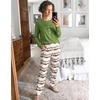 Ekouaer Womens Jogger Pajama Sets Long Sleeve Sleepwear Lounge Sets XS-XXL(Ombre Green)