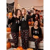 Ekouaer Womens Jogger Pajama Sets Long Sleeve Sleepwear Lounge Sets XS-XXL(Skull & Floral Graphic)