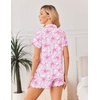 Ekouaer Womens Pajama Sets Bamboo Viscose Button Up Pjs 2 Piece Lounge Set(Stars)