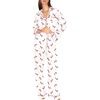 Ekouaer Christmas Pajamas Womens Long Sleeve Holiday Matching Pjs Set
