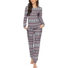 Grey Christmas Print