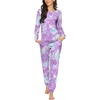 Purple and Blue Tye Die