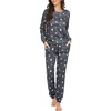 Space Dye Grey White Star