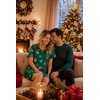 Ekouaer 2 Pack Nightgowns for Women Sleepshirt Short Sleeve Night Shirts(A-christmas Tree+christmas Santa Claus)