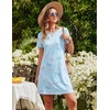 Ekouaer 2 Pack Nightgowns for Women Sleepshirt Short Sleeve Night Shirts(Flying+heart)