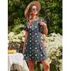 Ekouaer 2 Pack Nightgowns for Women Sleepshirt Short Sleeve Night Shirts(Star Gray+constellation)