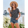 Ekouaer 2 Pack Nightgowns for Women Sleepshirt Short Sleeve Night Shirts(Star+flower)