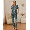 Ekouaer Pajamas for Women Set 2 Pack Lounge Set(Grey Star+black)