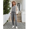 Ekouaer Pajamas for Women Set 2 Pack Lounge Set(Prange Pink+dark Gray)