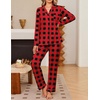 Ekouaer Womens Pajama Sets Button Down Long Sleeve & Pants loungewear