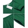 Ekouaer Women’s Pajama Sets Long Sleeve Jogger Pj Sets with Pockets XS-XXL(Green)