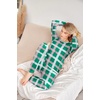 Ekouaer Women’s Pajama Sets Long Sleeve Jogger Pj Sets with Pockets XS-XXL(Green Plaid)