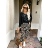 Ekouaer Women’s Pajama Sets Long Sleeve Jogger Pj Sets with Pockets XS-XXL(Leopard)