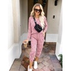 Ekouaer Women’s Pajama Sets Long Sleeve Jogger Pj Sets with Pockets XS-XXL(Pink Leopard)