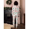 Ekouaer Women’s Pajama Sets Long Sleeve Jogger Pj Sets with Pockets XS-XXL(Red & Green Bows)