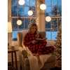 Ekouaer Women’s Pajama Sets Long Sleeve Jogger Pj Sets with Pockets XS-XXL(Red and Black Plaid)